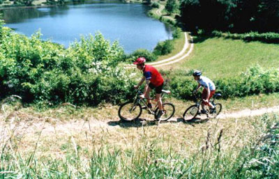 mountainbike see talsperre