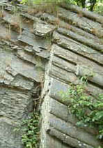 Mullion-Struktur-Felsen