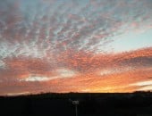 Abendrot in Mendig