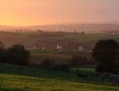 Abendstimmung bei Wallersheim