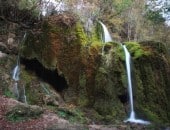 Der Wasserfall "Dreim&uuml;hlen" bei Nohn in der Vulkaneifel.