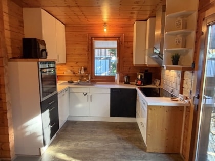 Gem�tliches Holzblockhaus-Bungalow mit besonderem Wohnambiente & idyllischem Garten (Baugrundst�ck)