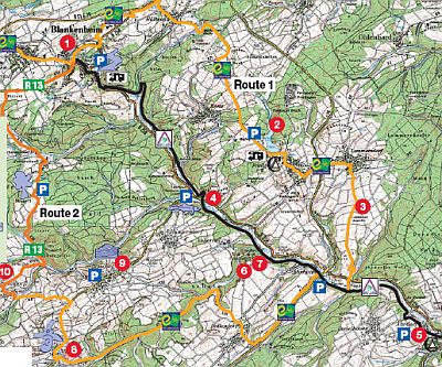 Ahrtal-Radweg - Routenvorschlag 1, Nordeifel (geeignet fü ...