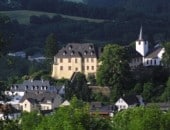 Schlosshotel Kurf&uuml;rstliches Amtshaus  Dauner Burg, Auf dem Burgberg <br />
