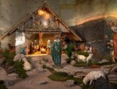 Wunderssch&ouml;ne Krippen gibt es in der Eifel: Eine faszinierende Krippe wird jedes Jahr in Waxweiler aufgebaut.